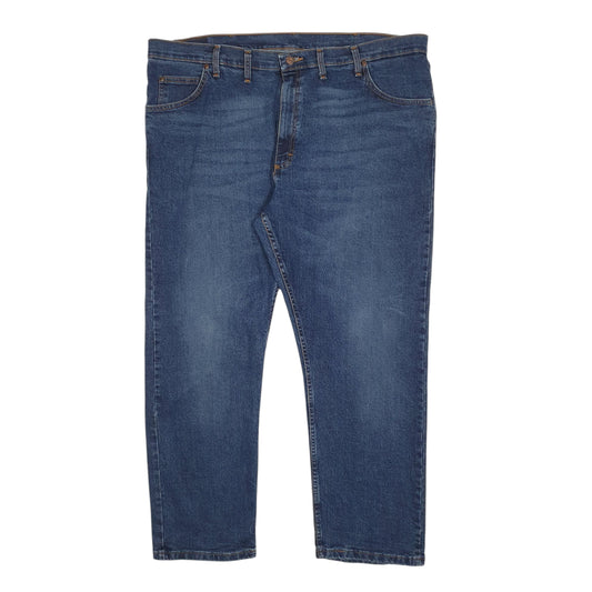 Mens Blue Wrangler Casual JeansW44 L30