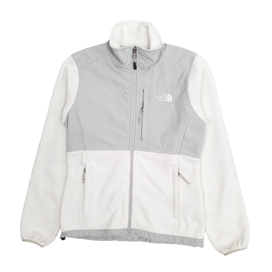 Womens White The North Face Denali Full Zip Jumper