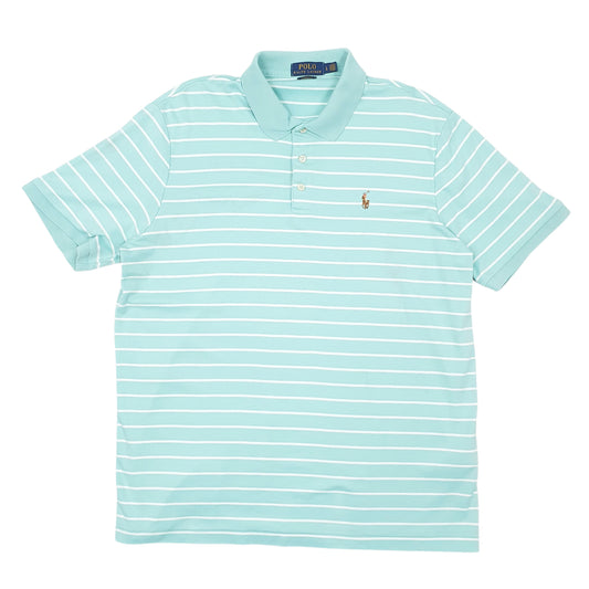 Mens Blue Polo Ralph Lauren Short Sleeve Polo Shirt