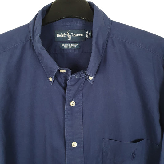 Mens Navy Ralph Lauren Big Buttondown Shirt