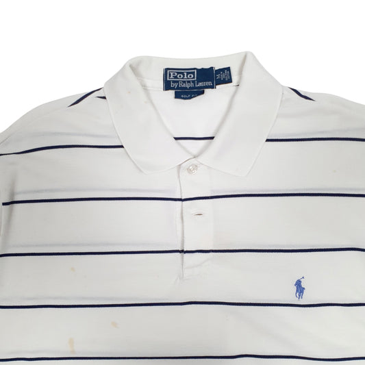Mens White Polo Ralph Lauren Golf Fit Polo Shirt