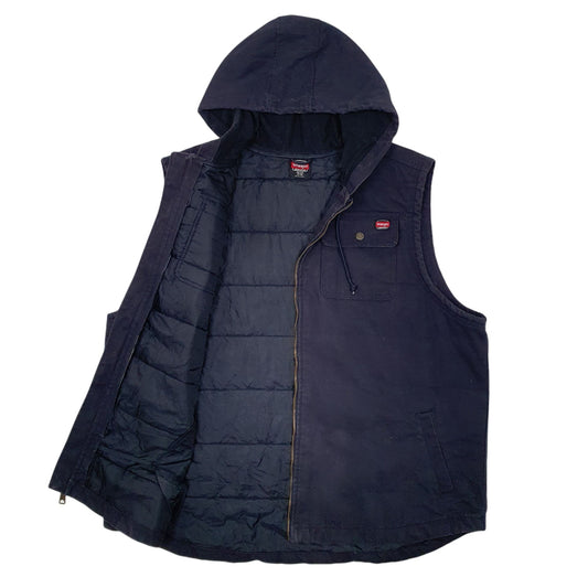 Mens Navy Wrangler Workwear Coat