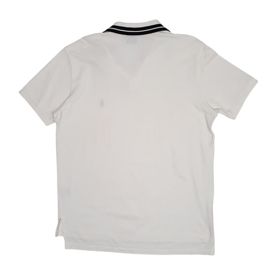 Mens White Polo Ralph Lauren Slim Fit Polo Shirt