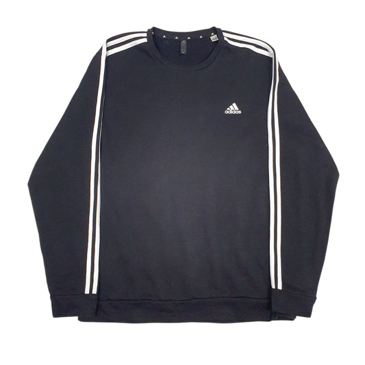 Mens Black Adidas Prime Green Crewneck Jumper