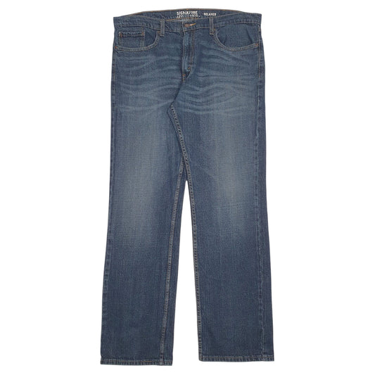 Mens Blue Levis Signature JeansW38 L34