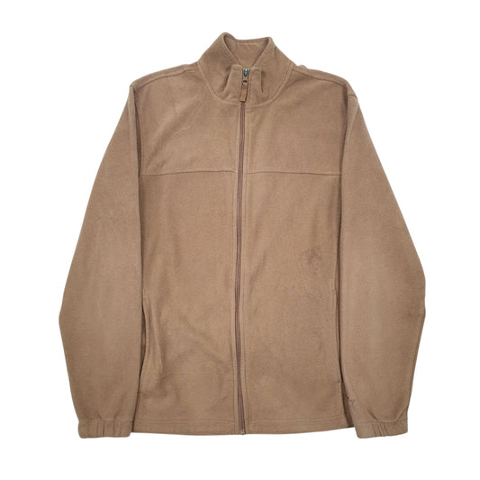 Mens Beige Starter Full Zip Jumper