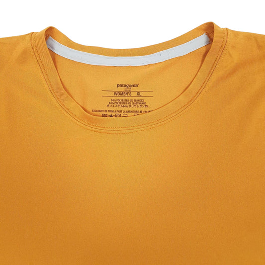 Womens Orange Patagonia Capilene T Shirt