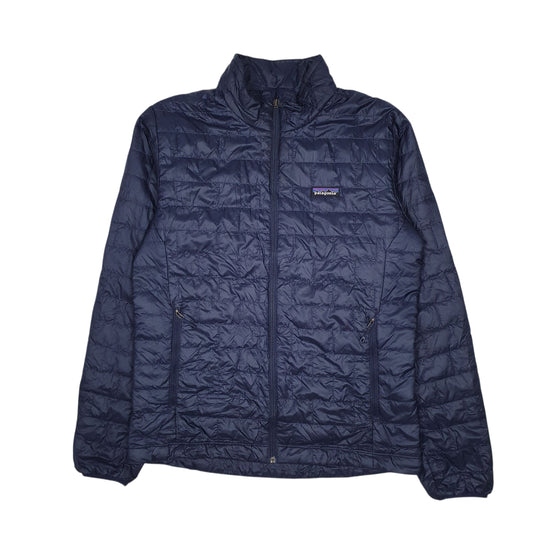 Mens Navy Patagonia Nano Puff Coat