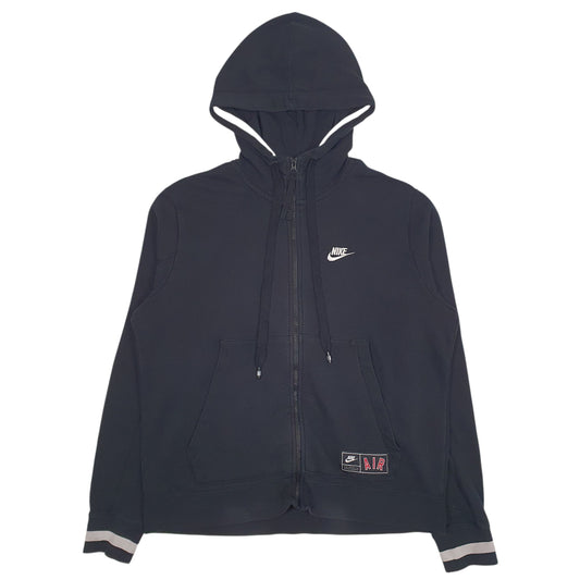 Mens Black Nike Baggy Full Zip Jumper