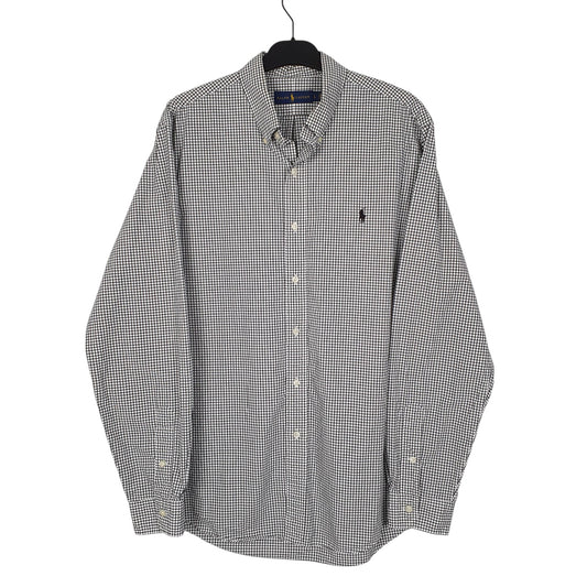 Mens Grey Ralph Lauren Long Sleeve Shirt