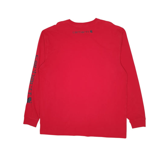 Mens Red Carhartt T Shirt