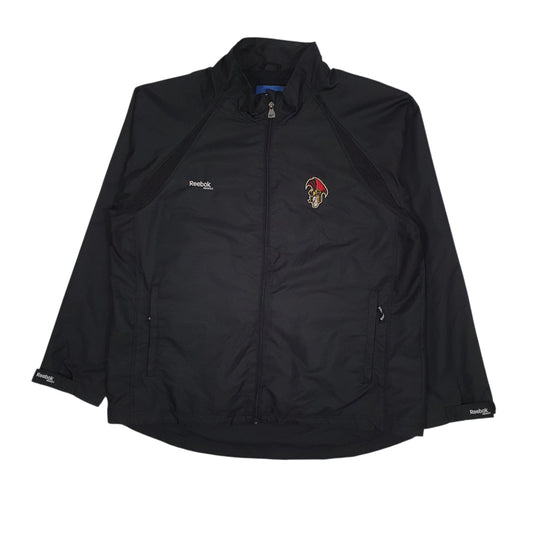 Mens Black Reebok Hockey Binghampton Senators Coat