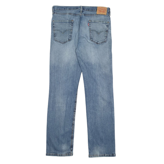 Mens Blue Levis Full Zip Jeans