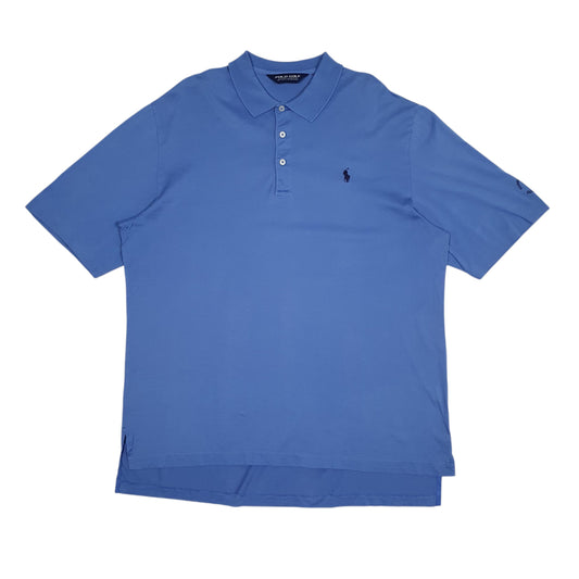 Mens Blue Polo Ralph Lauren Golf Short Sleeve Polo Shirt