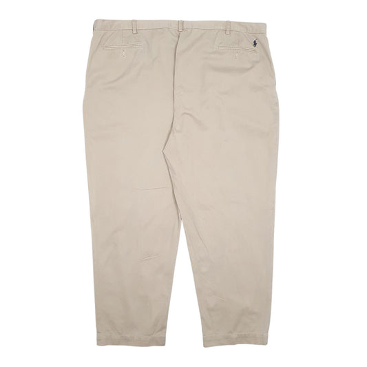 Mens Beige Polo Ralph Lauren Big/Grand Ethan Pant Pleated Trousers