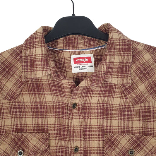 Mens Brown Wrangler Shirt