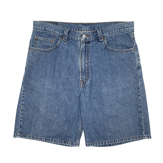 Mens Blue Levis 550 Relaxed Fit Denim Shorts