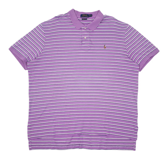 Mens Purple Polo Ralph Lauren Short Sleeve Polo Shirt