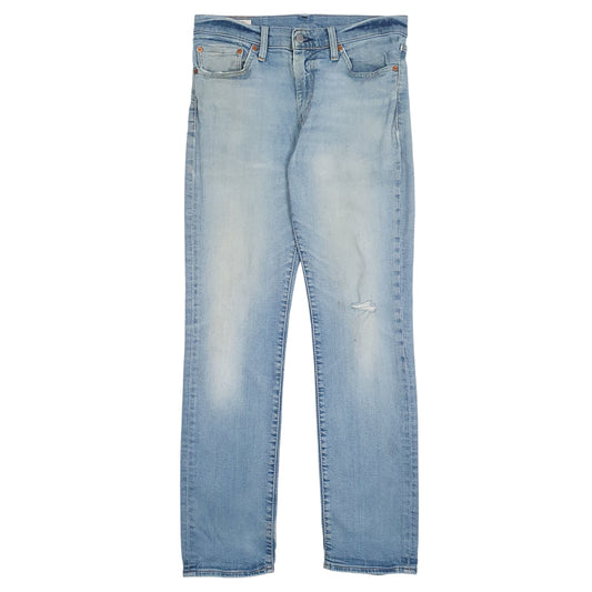 Mens Blue Levis Distressed 511 JeansW32 L32