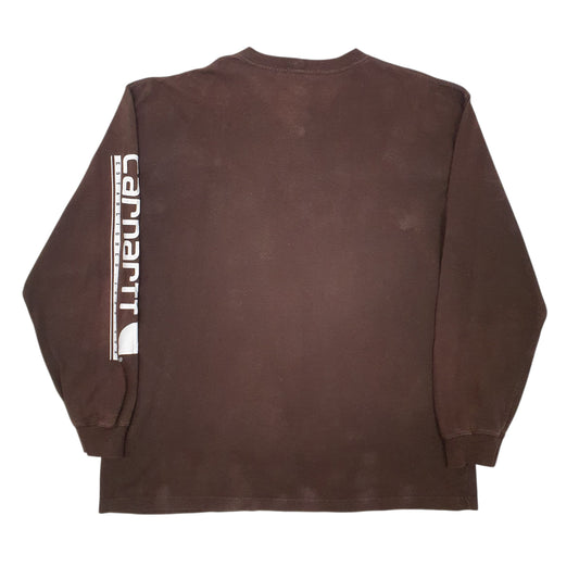 Mens Brown Carhartt T Shirt