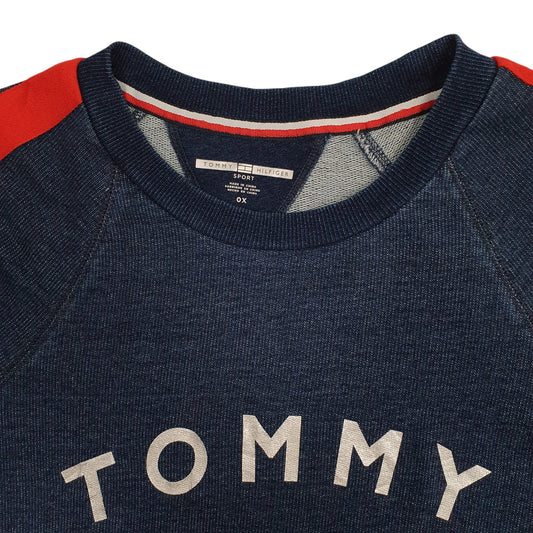 Womens Navy Tommy Hilfiger Crewneck Jumper