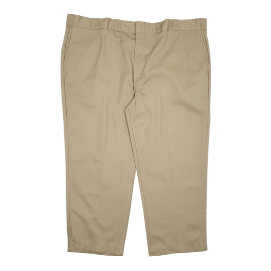Mens Beige Dickies Workwear Chino Trousers