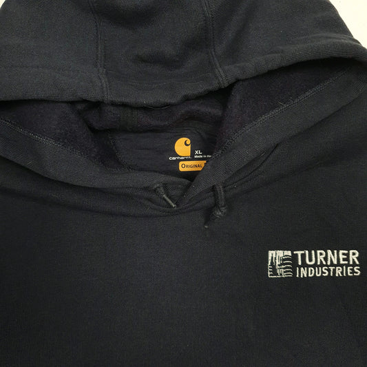 Mens Navy Carhartt Hoodie Jumper