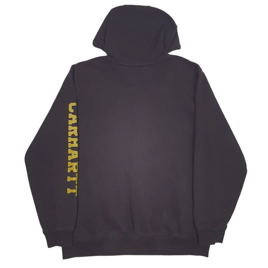 Mens Black Carhartt Hoodie Jumper