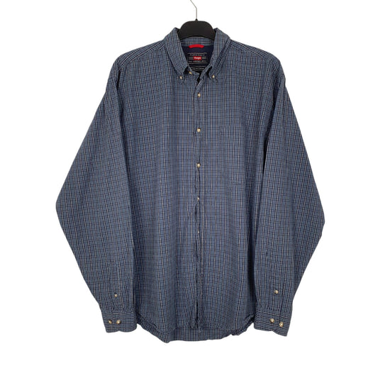 Mens Navy Wrangler Long Sleeve Shirt