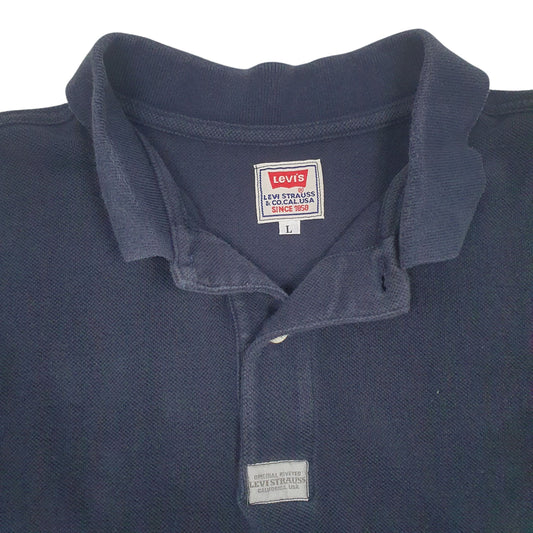 Mens Black Levis Polo Shirt