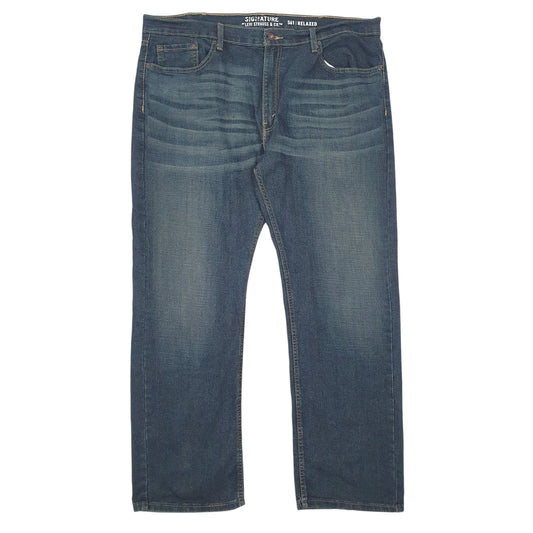 Mens Blue Levis Relaxed Signature JeansW42 L32