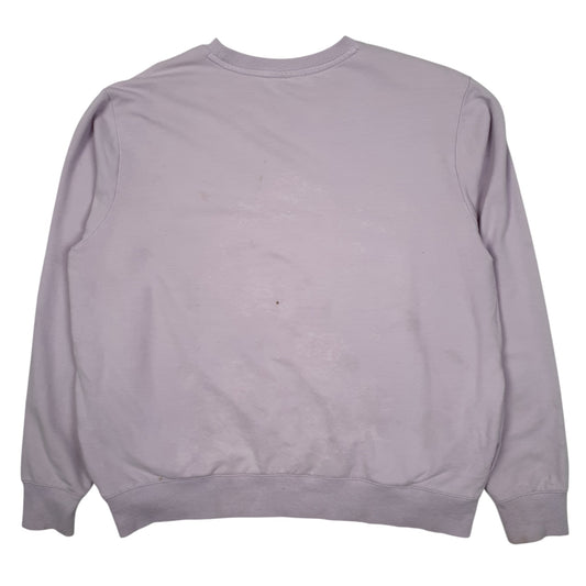Mens Purple Fila Crewneck Jumper