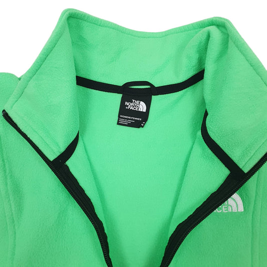 Womens Green The North Face Quarter Zip Jumper