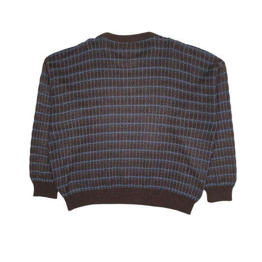 Mens Brown Pacific Winds Crewneck Jumper