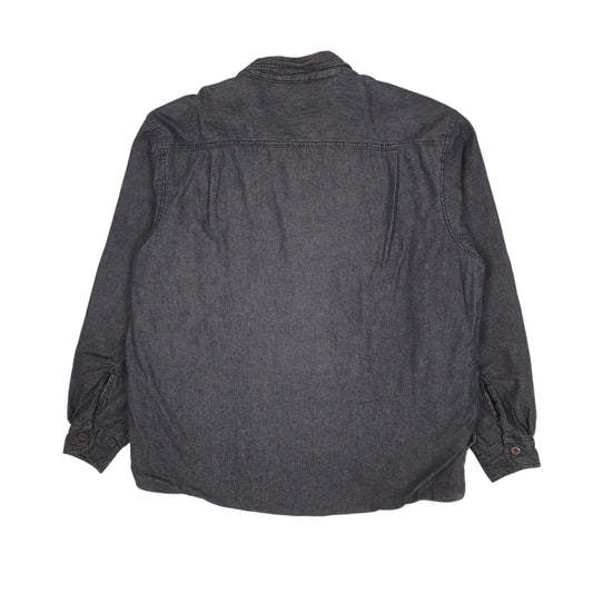 Mens Grey Wrangler Sherpa Lined Coat