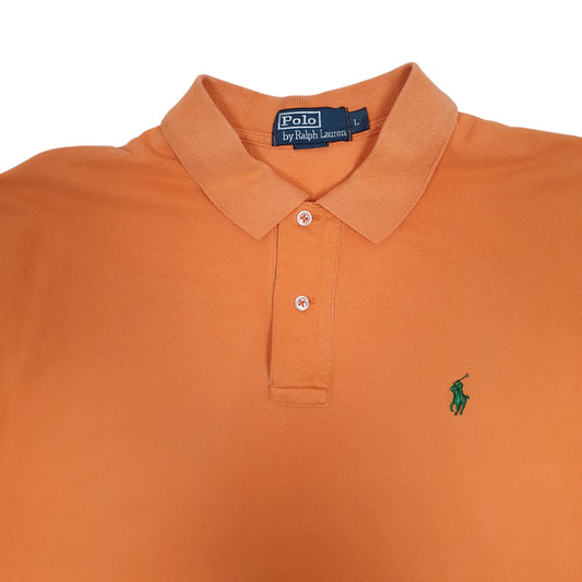 Mens Orange Polo Ralph Lauren Polo Shirt