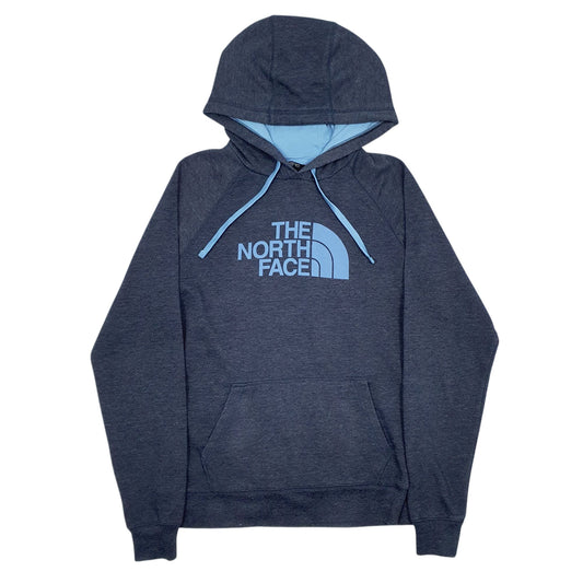 Womens Blue The North Face Spellout Hoodie Jumper