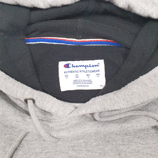 Mens Grey Champion Hoodie Jumper