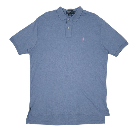Mens Blue Polo Ralph Lauren Short Sleeve Polo Shirt