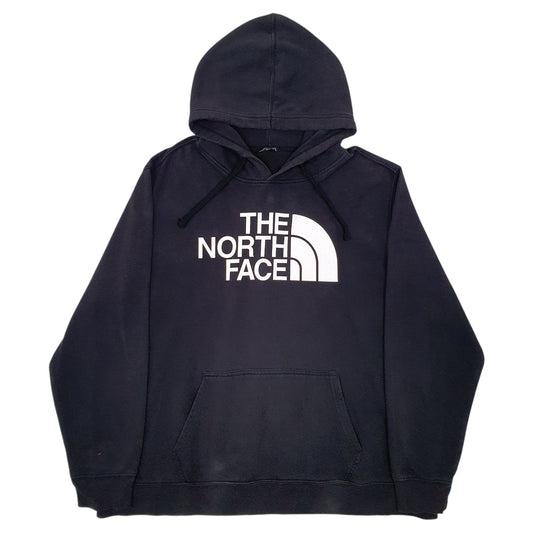 Mens Black The North Face Spellout Hoodie Jumper