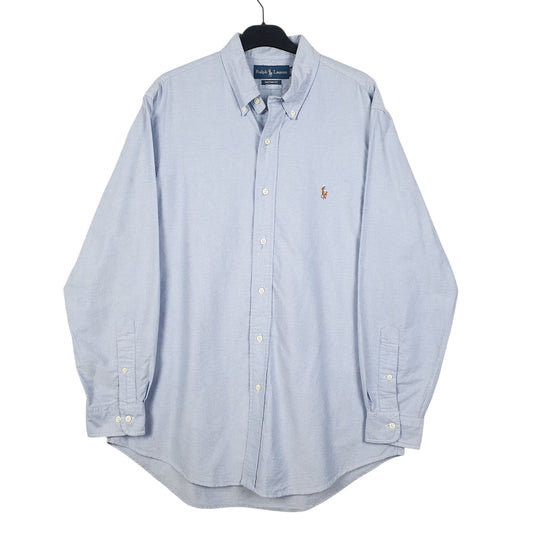 Mens Blue Ralph Lauren Long Sleeve Shirt