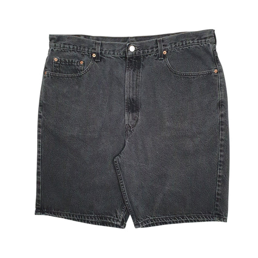 Mens Grey Levis 505 Vintage 00s Denim Shorts