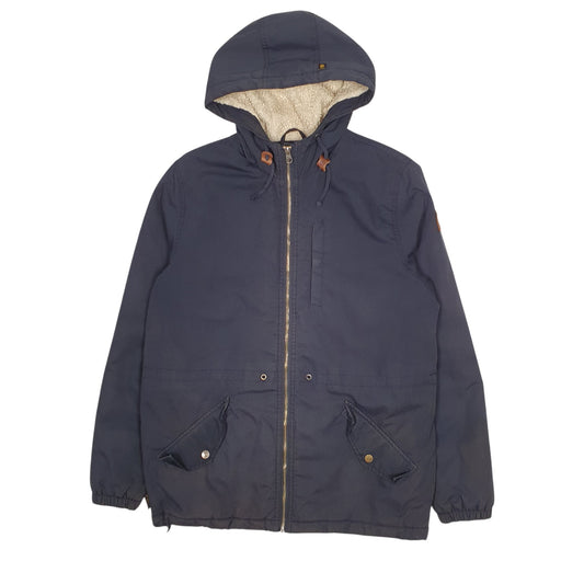 Mens Navy Element Wolfeboro Sherpa Lined Coat