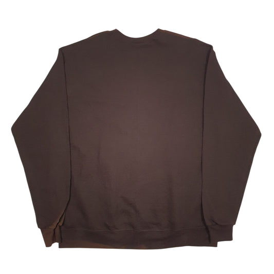 Mens Brown Champion Crewneck Jumper