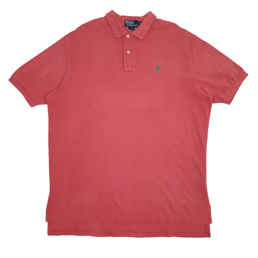 Mens Pink Polo Ralph Lauren Short Sleeve Polo Shirt