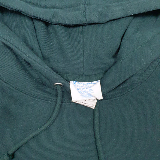 Womens Green Champion Reverse Weave Hoodie Jumper