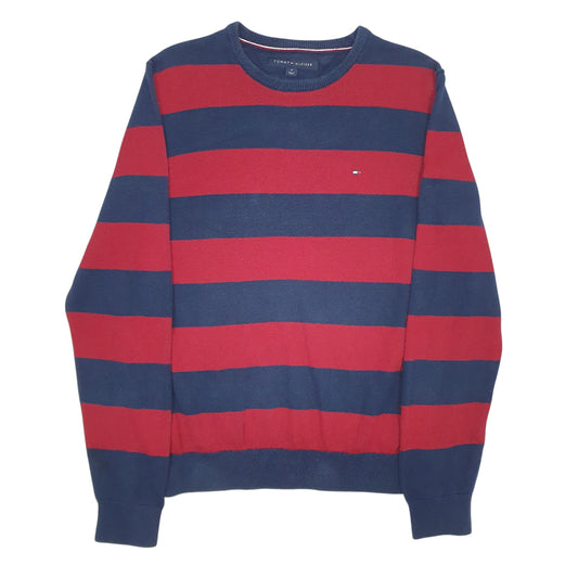 Mens Navy Tommy Hilfiger Crewneck Jumper