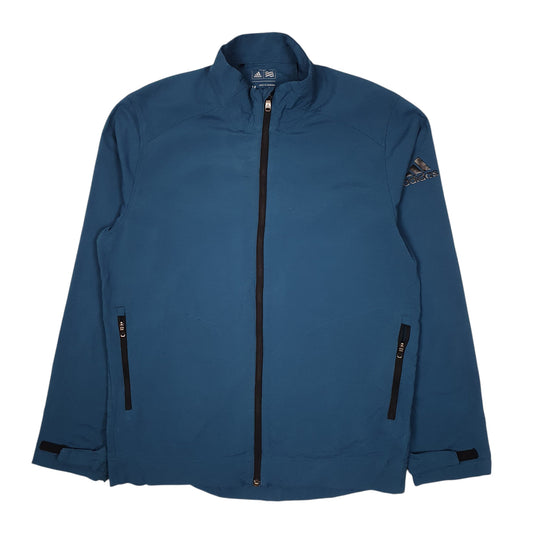 Mens Blue Adidas Golf Coat