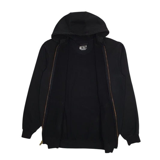 Mens Black Carhartt Hoodie Full Zip Jumper
