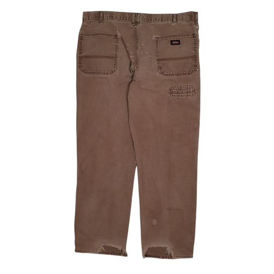 Mens Brown Dickies Trousers